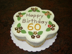 Blumenförmige Torte 60